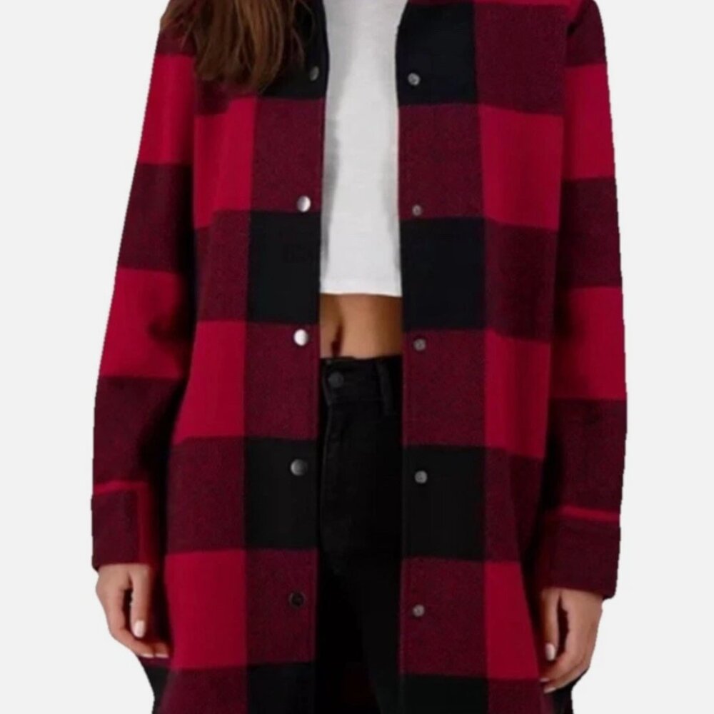 BB Dakota by Steve Madden Buffalo Plaid Shacket — Size Small